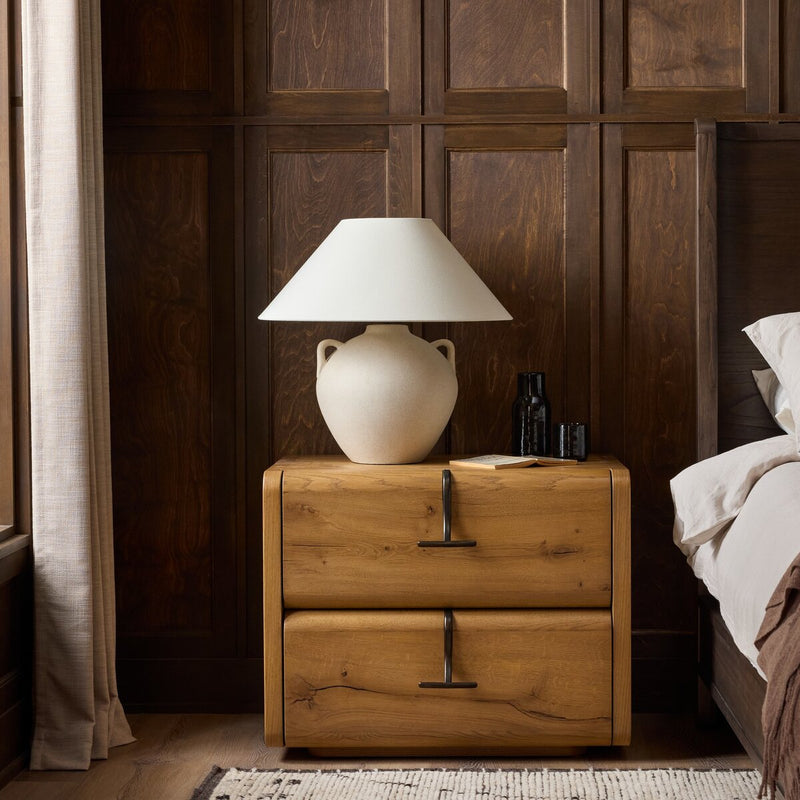 Clemens Nightstand - Natural Reclaimed French Oak