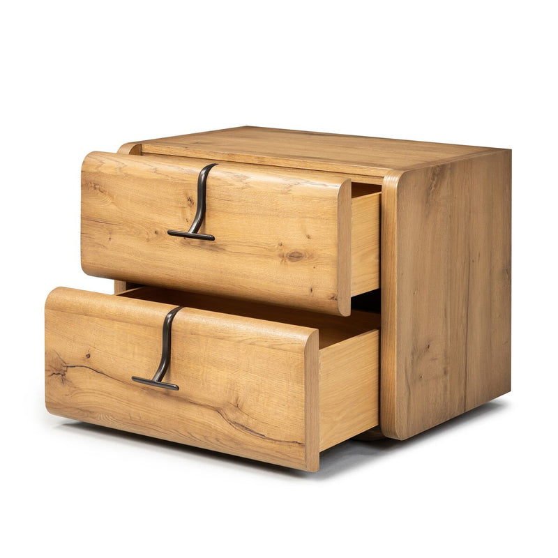 Clemens Nightstand - Natural Reclaimed French Oak