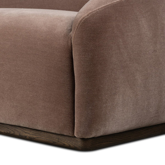 Grenelle Sofa -96" - Monte Mushroom