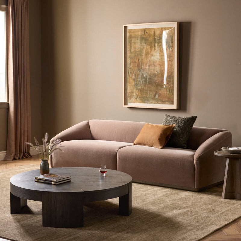 Grenelle Sofa -96" - Monte Mushroom