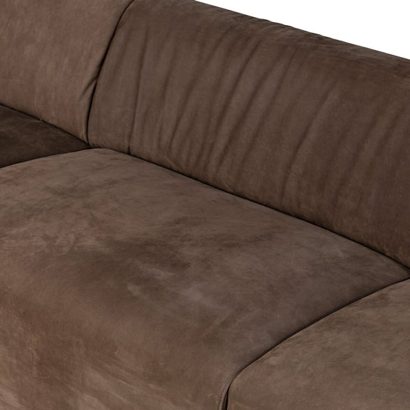 Lettie Sofa - Nubuck Cigar