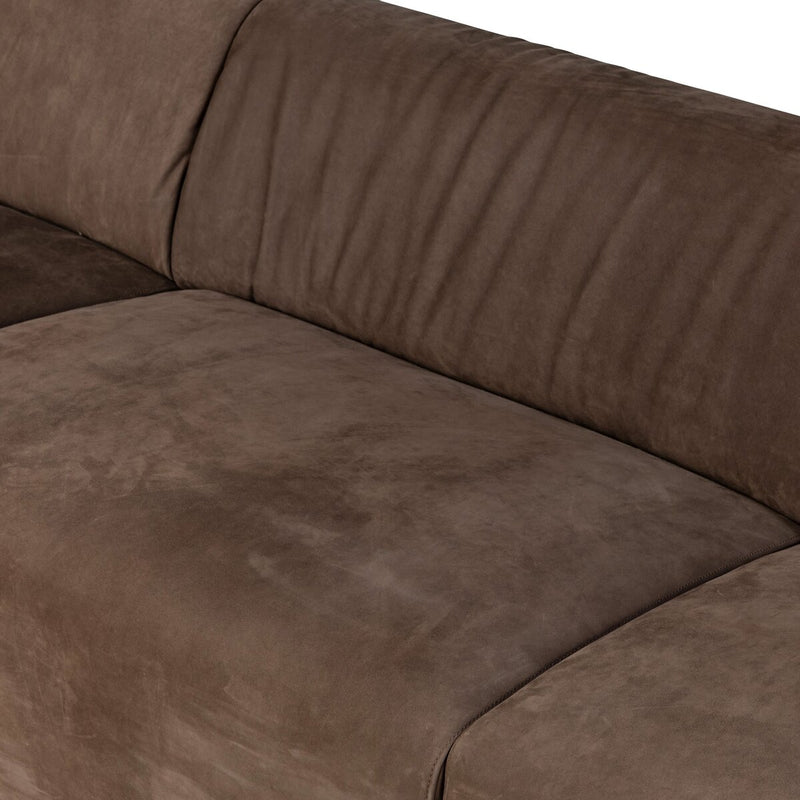 Lettie Sofa - Nubuck Cigar