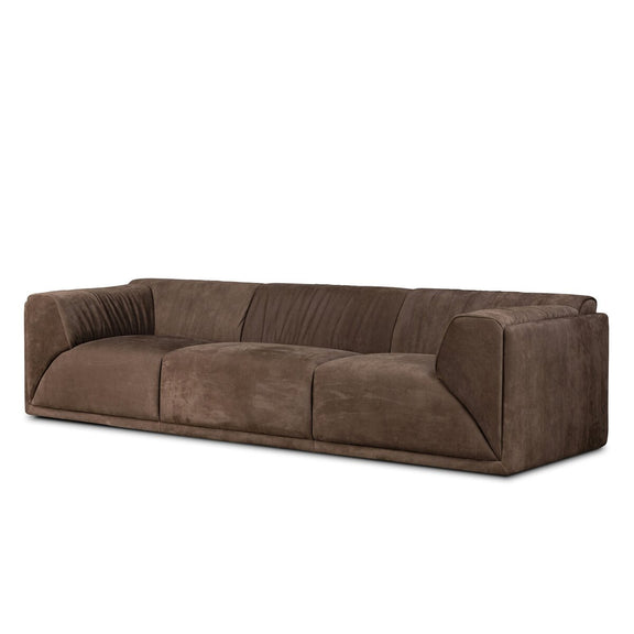 Lettie Sofa - Nubuck Cigar