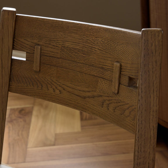 Wilton Dining Chair- - Savile Flax