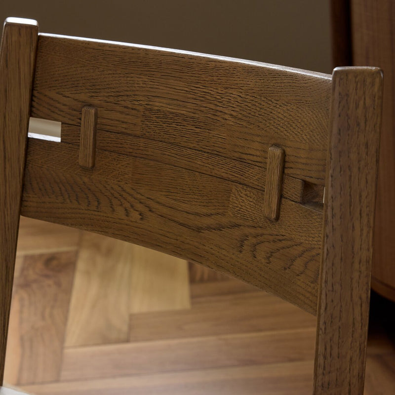 Wilton Dining Chair- - Savile Flax