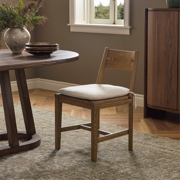 Wilton Dining Chair- - Savile Flax
