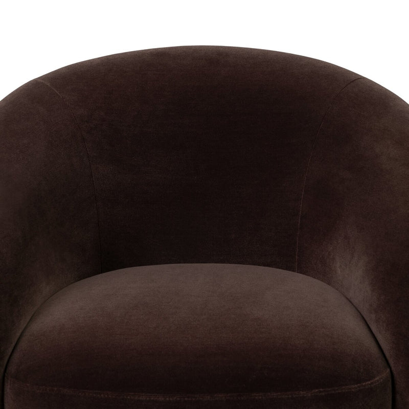 Rainey Swivel Chair - Monte Chocolate
