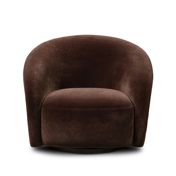 Rainey Swivel Chair - Monte Chocolate