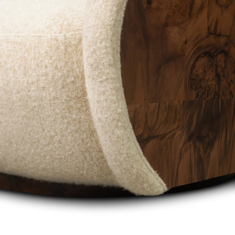 Rainey Swivel Chair - Ellis Bone