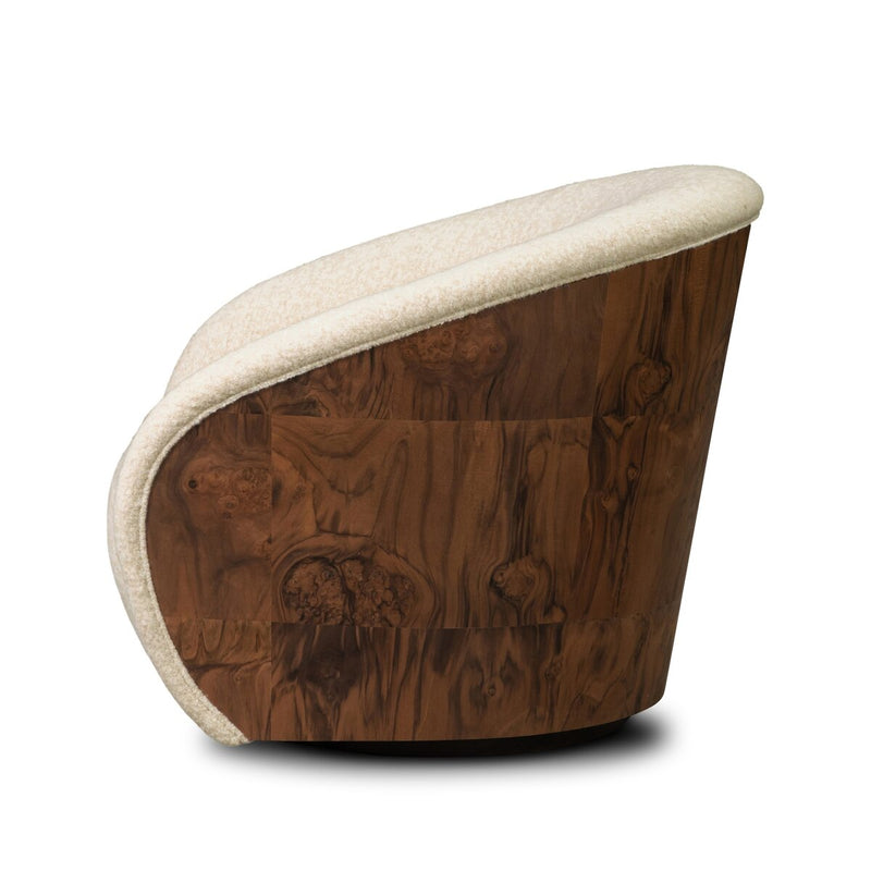 Rainey Swivel Chair - Ellis Bone
