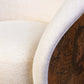 Rainey Swivel Chair - Crypton Nomad Snow