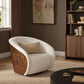 Rainey Swivel Chair - Crypton Nomad Snow