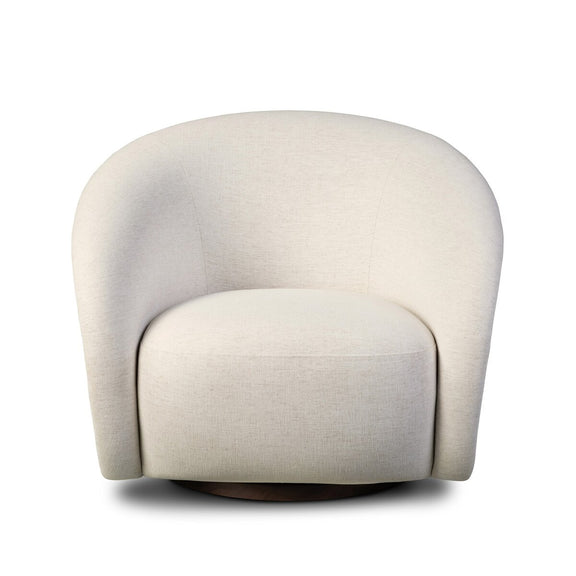 Rainey Swivel Chair - Crypton Nomad Snow
