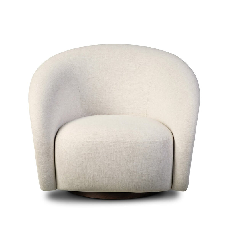 Rainey Swivel Chair - Crypton Nomad Snow