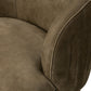 Valentine Swivel Chair - Nubuck Olive
