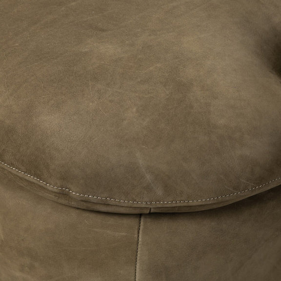 Valentine Swivel Chair - Nubuck Olive