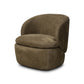 Valentine Swivel Chair - Nubuck Olive