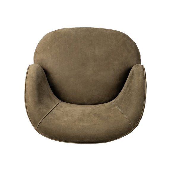 Valentine Swivel Chair - Nubuck Olive