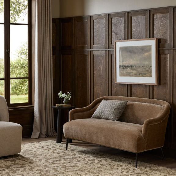 Noel Loveseat Sofa - Altair Mushroom