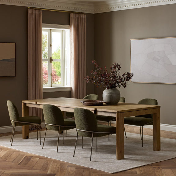 Noeline Extension Dining Table - Resawn Worn Oak