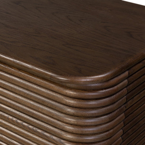 Benny 4 Door Sideboard - Spiced Oak Veneer
