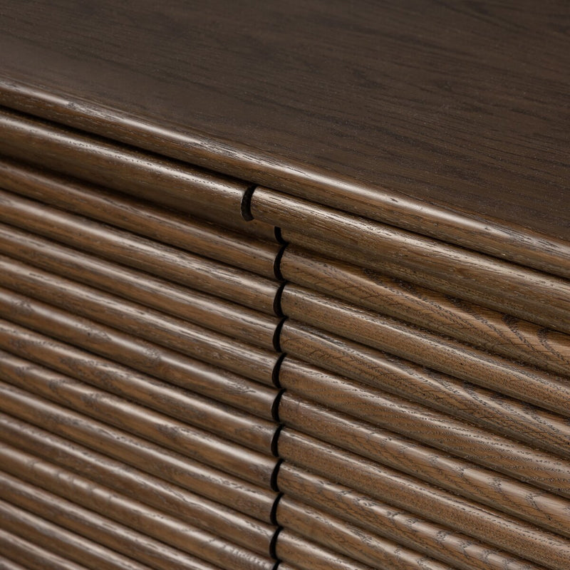 Benny 4 Door Sideboard - Spiced Oak Veneer