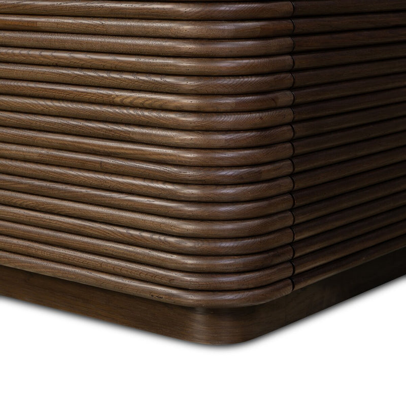 Benny 4 Door Sideboard - Spiced Oak Veneer