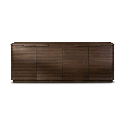 Benny 4 Door Sideboard - Spiced Oak Veneer