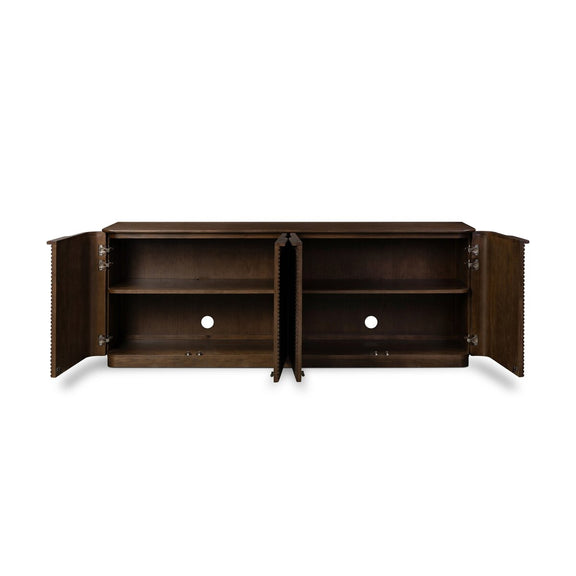 Benny 4 Door Sideboard - Spiced Oak Veneer