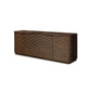 Benny 4 Door Sideboard - Spiced Oak Veneer