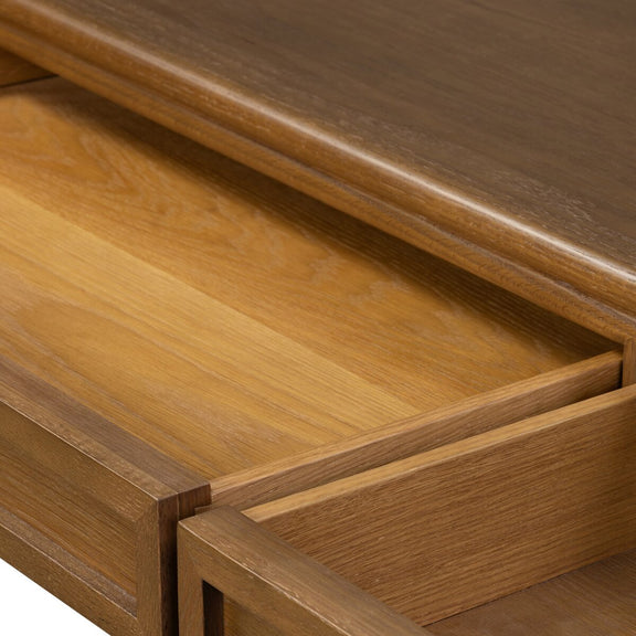 Toulouse Writing Desk - Toasted Oak Veneer