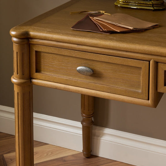 Toulouse Writing Desk - Toasted Oak Veneer