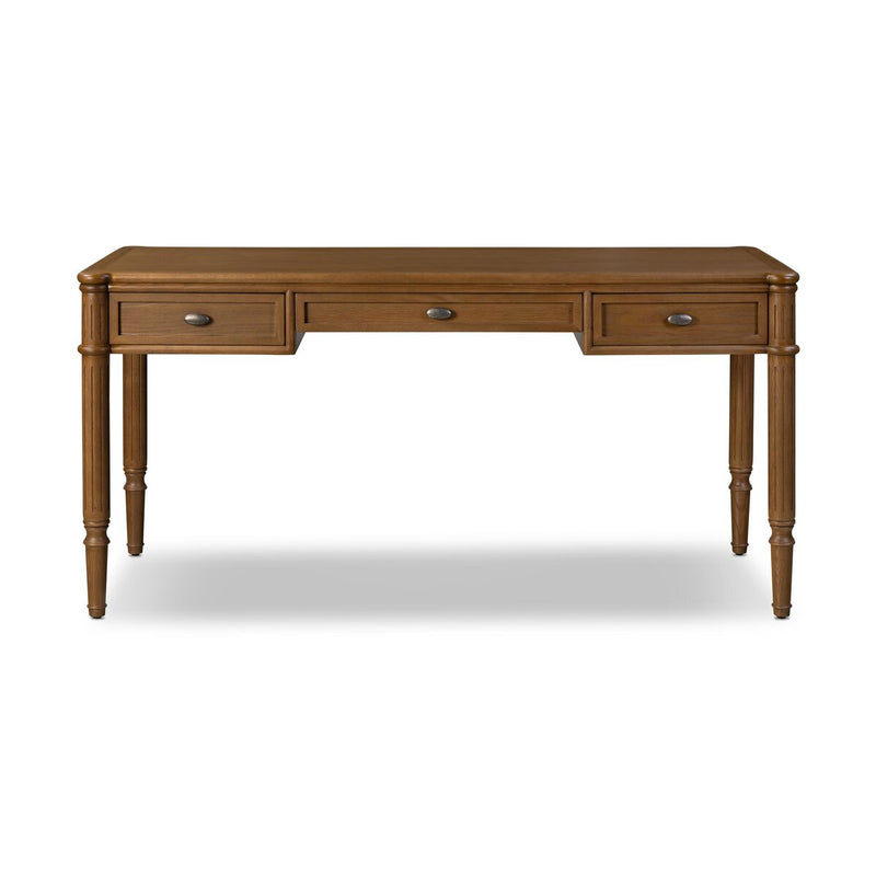 Toulouse Writing Desk - Toasted Oak Veneer