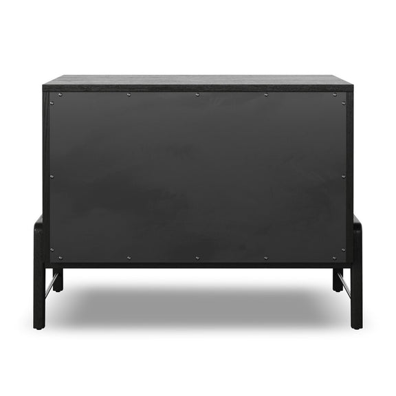Rosedale Wide Filing Cabinet - Ebony Oak Veneer