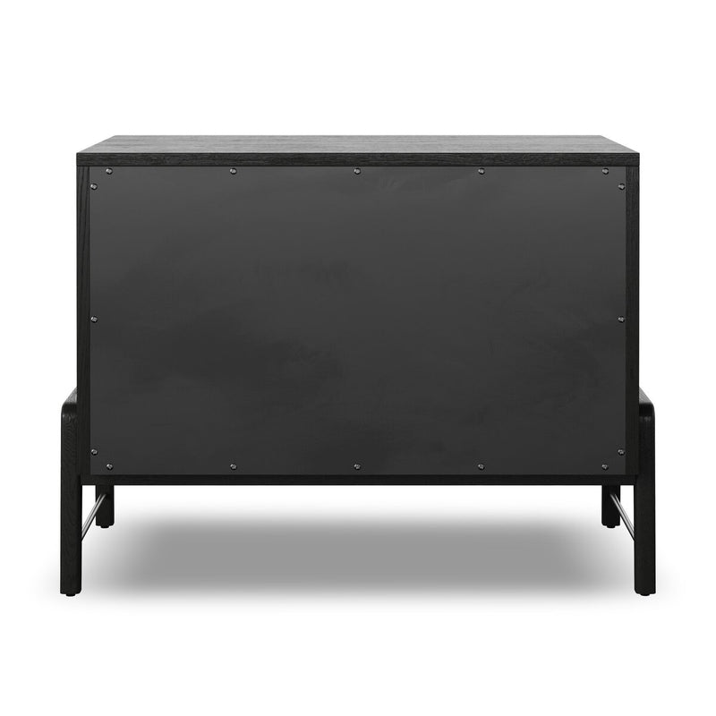 Rosedale Wide Filing Cabinet - Ebony Oak Veneer