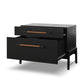Rosedale Wide Filing Cabinet - Ebony Oak Veneer