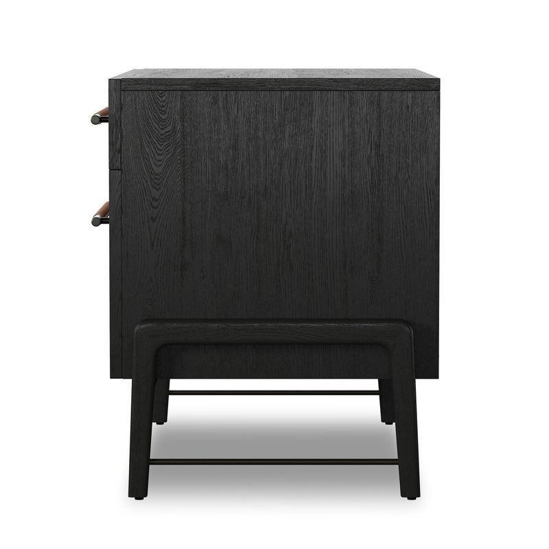 Rosedale Wide Filing Cabinet - Ebony Oak Veneer