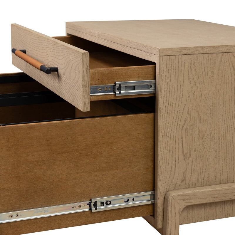 Rosedale Wide Filing Cabinet - Yucca Oak Veneer