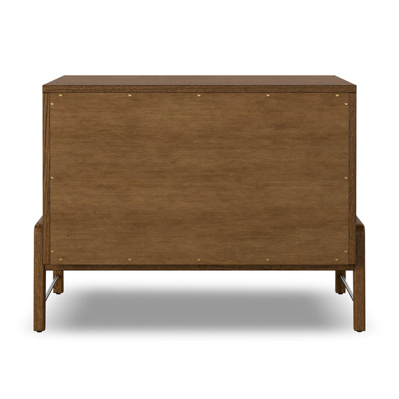 Rosedale Wide Filing Cabinet - Amber Oak Veneer