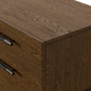 Rosedale Wide Filing Cabinet - Amber Oak Veneer