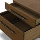 Rosedale Wide Filing Cabinet - Amber Oak Veneer