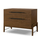Rosedale Wide Filing Cabinet - Amber Oak Veneer