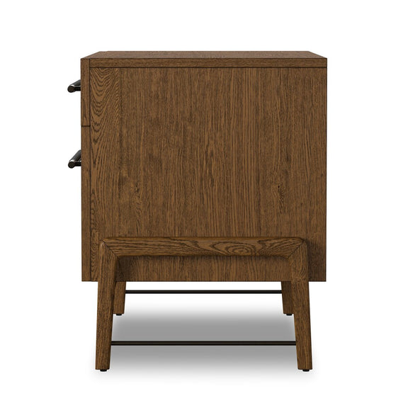 Rosedale Wide Filing Cabinet - Amber Oak Veneer