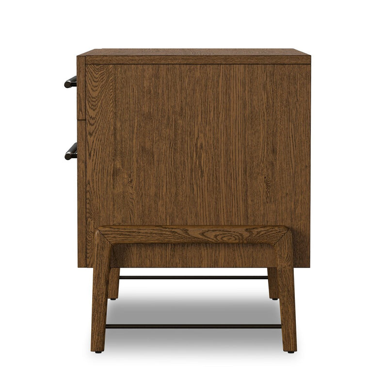 Rosedale Wide Filing Cabinet - Amber Oak Veneer