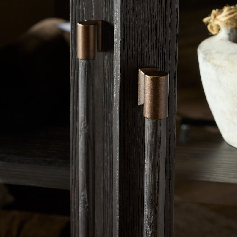 Adolfo Cabinet - Modern Black Ash