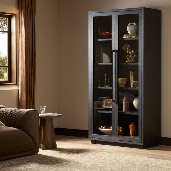 Adolfo Cabinet - Modern Black Ash
