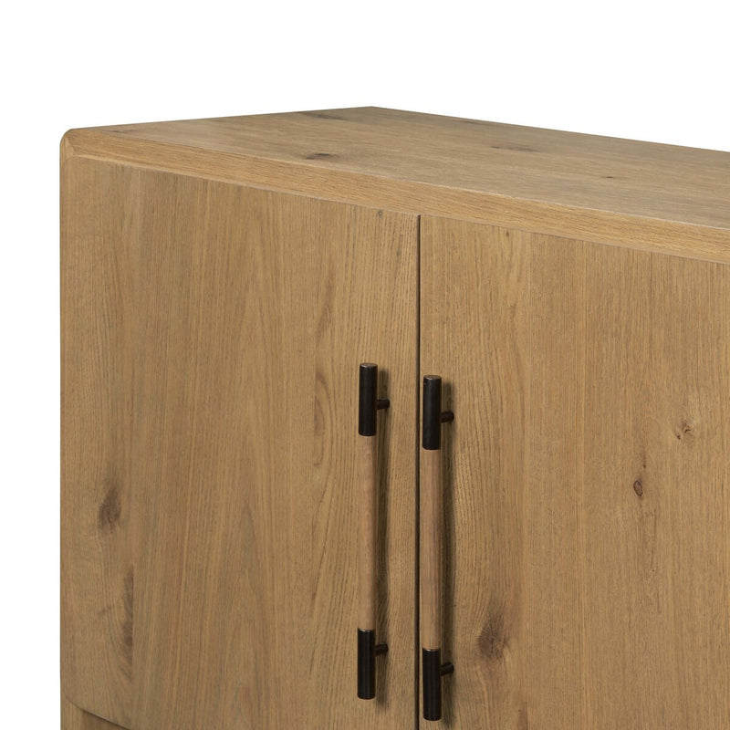Eden Media Console - Aged Smoked Oak Veneer