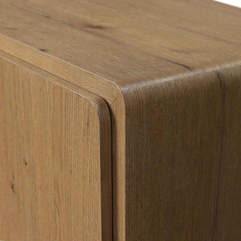 Eden Media Console - Aged Smoked Oak Veneer