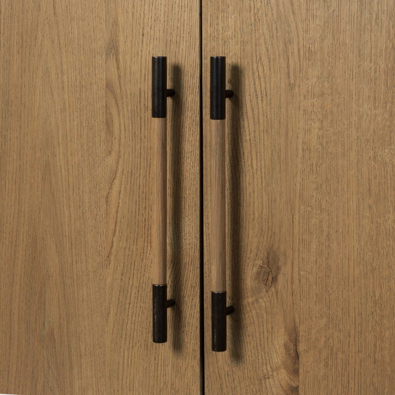 Eden Media Console - Aged Smoked Oak Veneer
