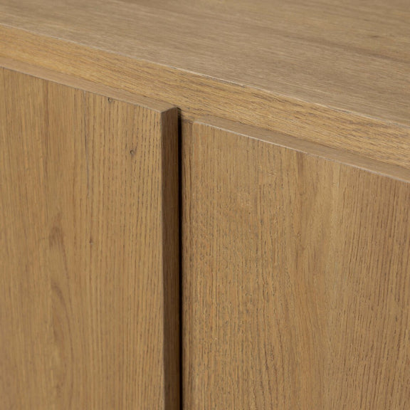 Eden Media Console - Aged Smoked Oak Veneer